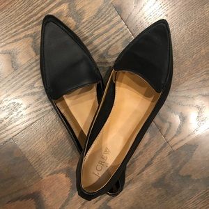 J. Crew black loafers